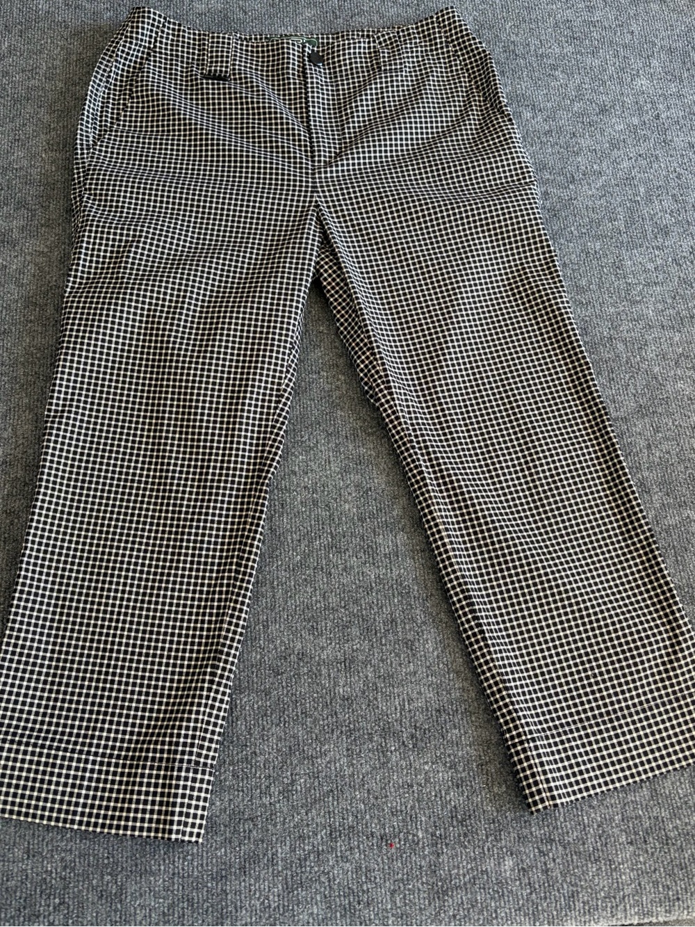 Ralph Lauren Black and White Checkered Capris